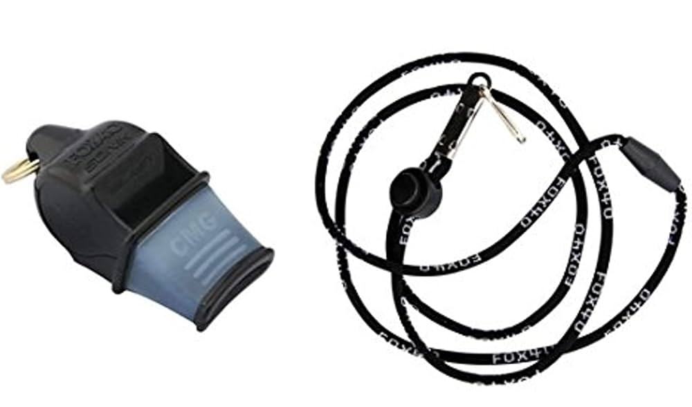 Amazon | Fox 40ソニックブラストCMGホイッスル With Lanyard